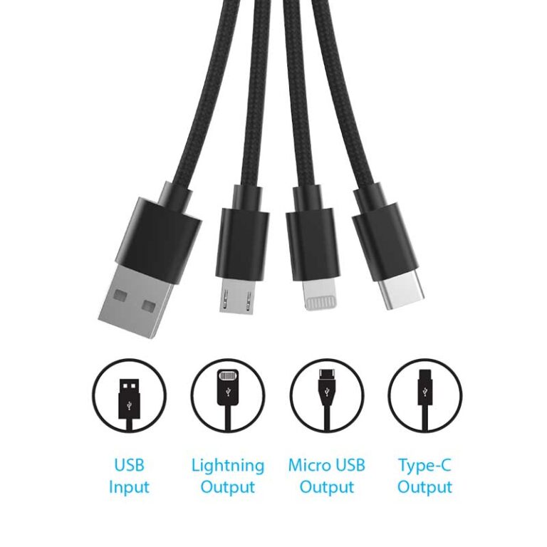 CC26A Led Logo 3 in 1 Cable feature