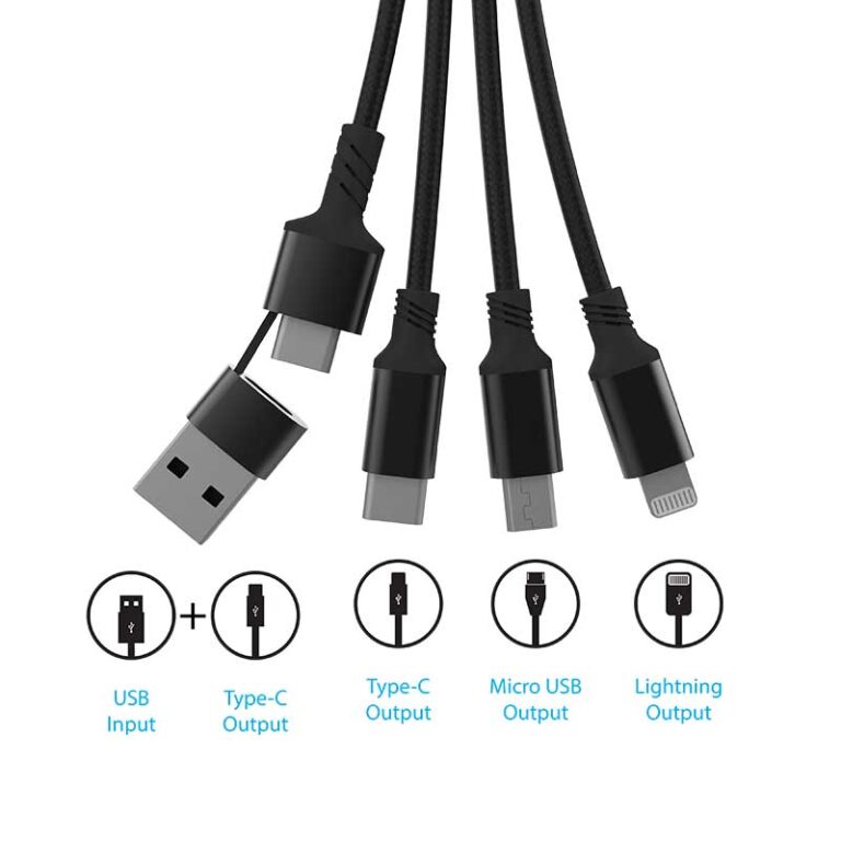 CC33A - 4 in 1 Cable feature