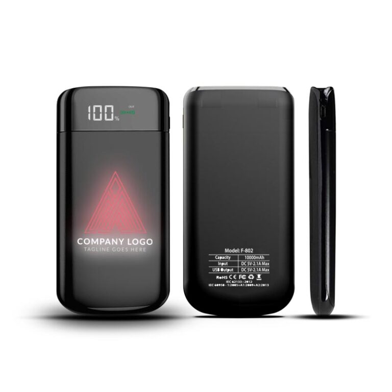 F-802 Led Logo Powerbank 10000mAh Submain