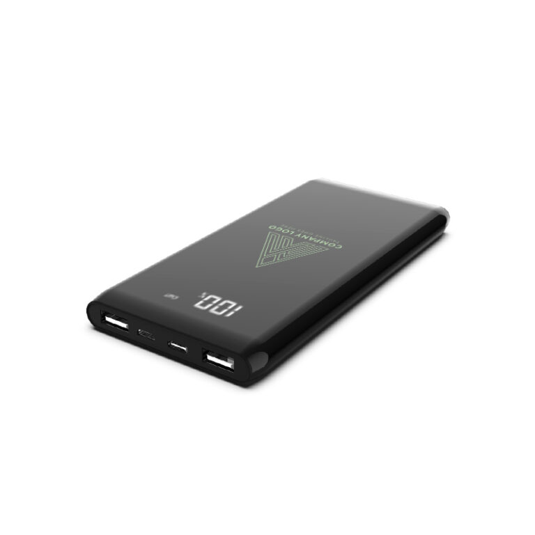 F-808 Led Logo 10000mAh Powerbank Side
